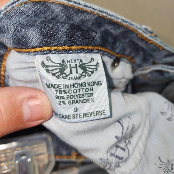 Hint Jeans Low-rise blue flare size 9 - Picture 5 of 5